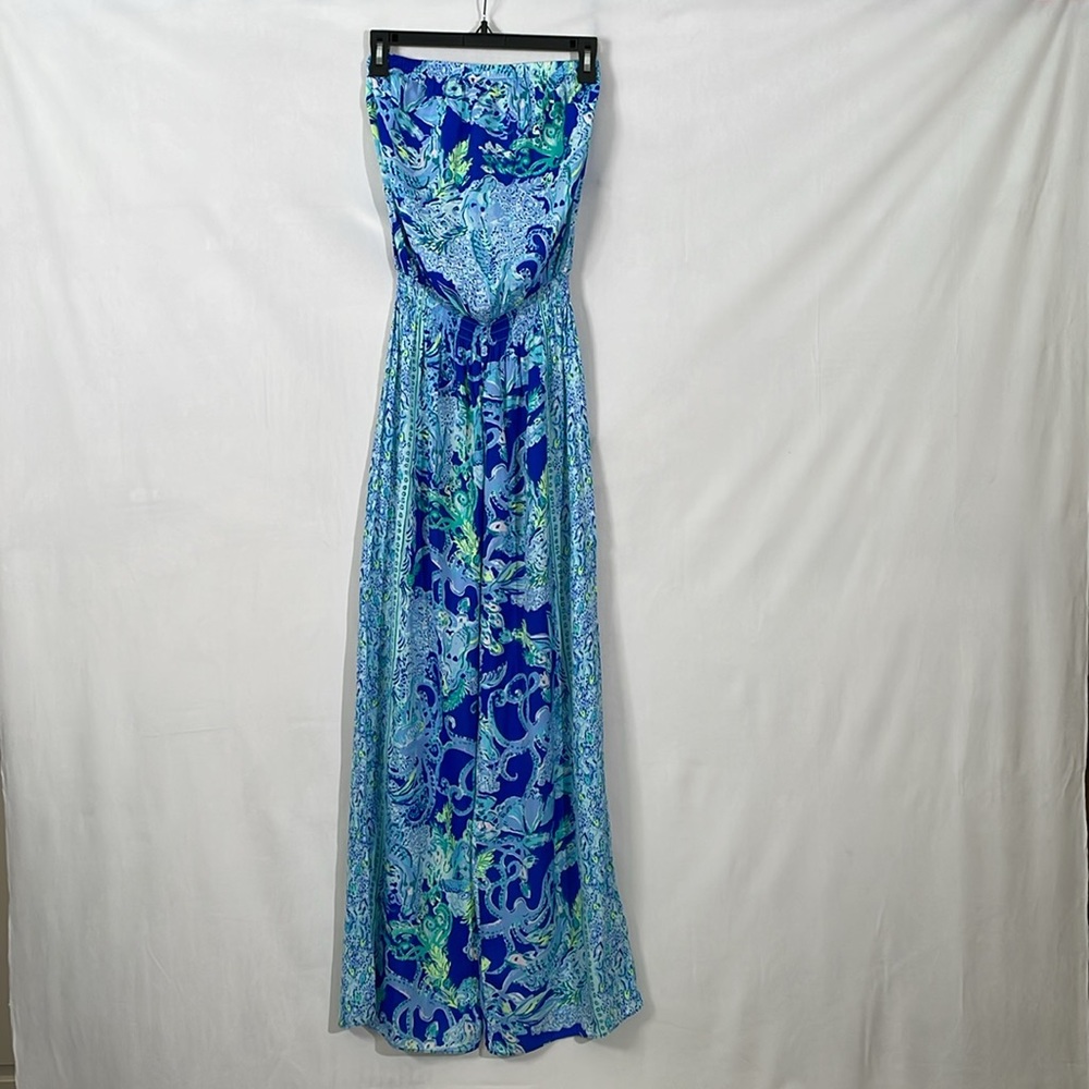 NWT Lilly Pulitzer Pim Jumpsuit Sea Sirens Size XS EUC - Picture 5 of 14